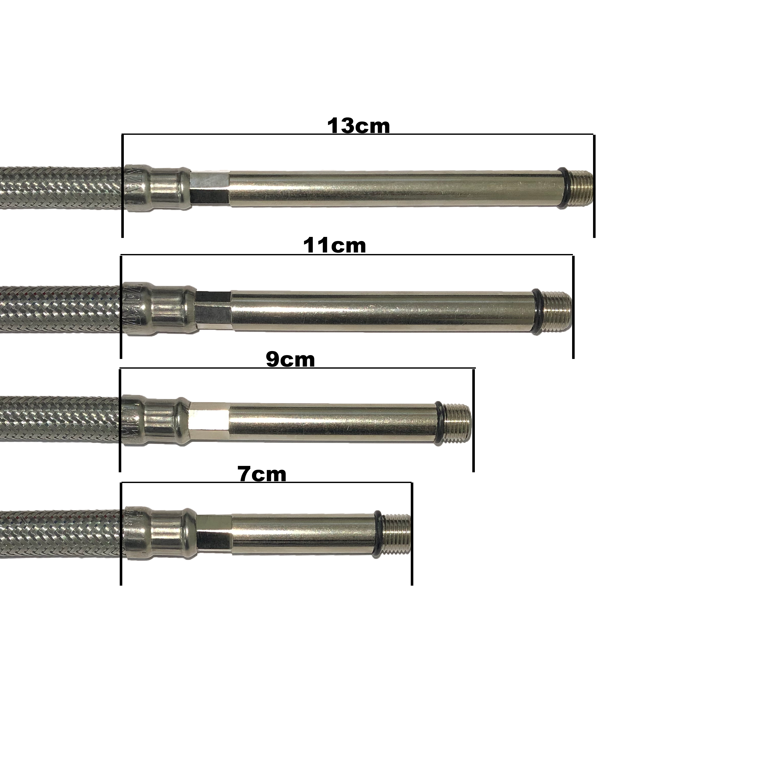 شیلنگ تک پایه میله 90 میلیمتر، 55 سانتی متر